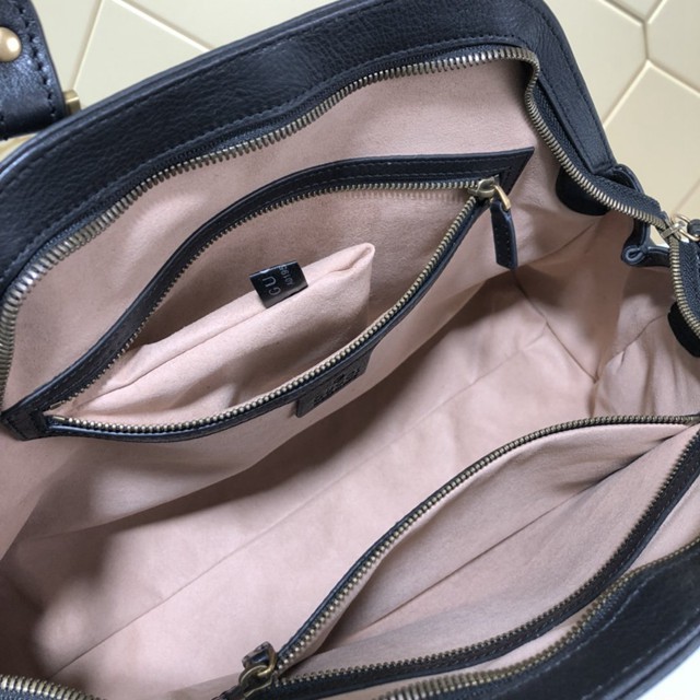 Gucci高仿專櫃女包 516459 古馳托特包 古奇BELLE系列手袋 Gucci中號手提購物袋  gqy2898